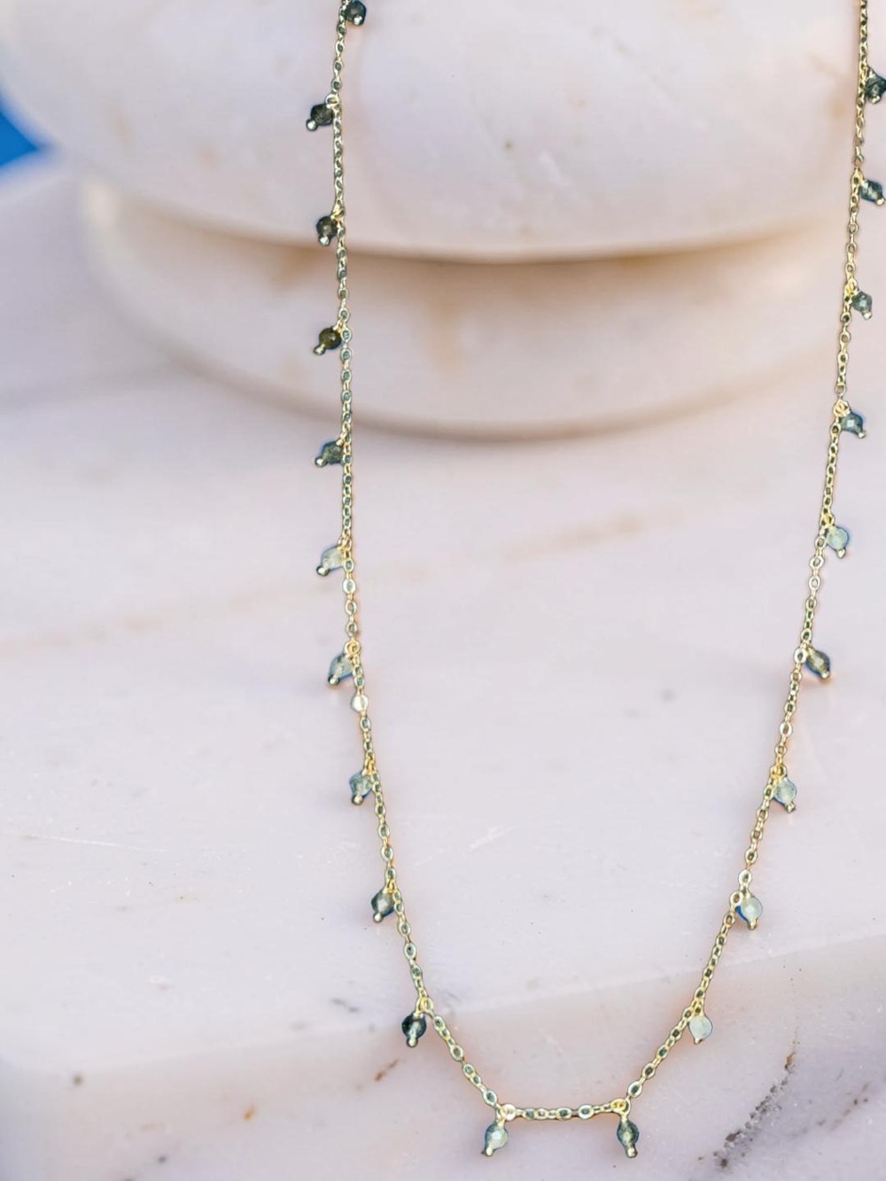18” Rutile Quartz Rosary chain 💫